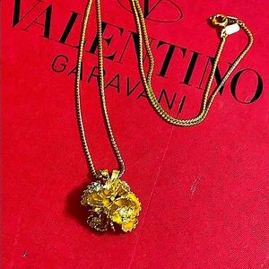 🖤1990s Cci💕cluster gold necklace